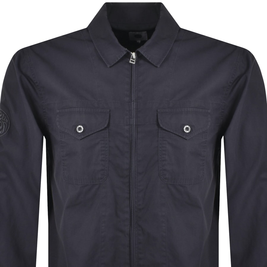 Pretty Green Armstrong Overshirt Navy